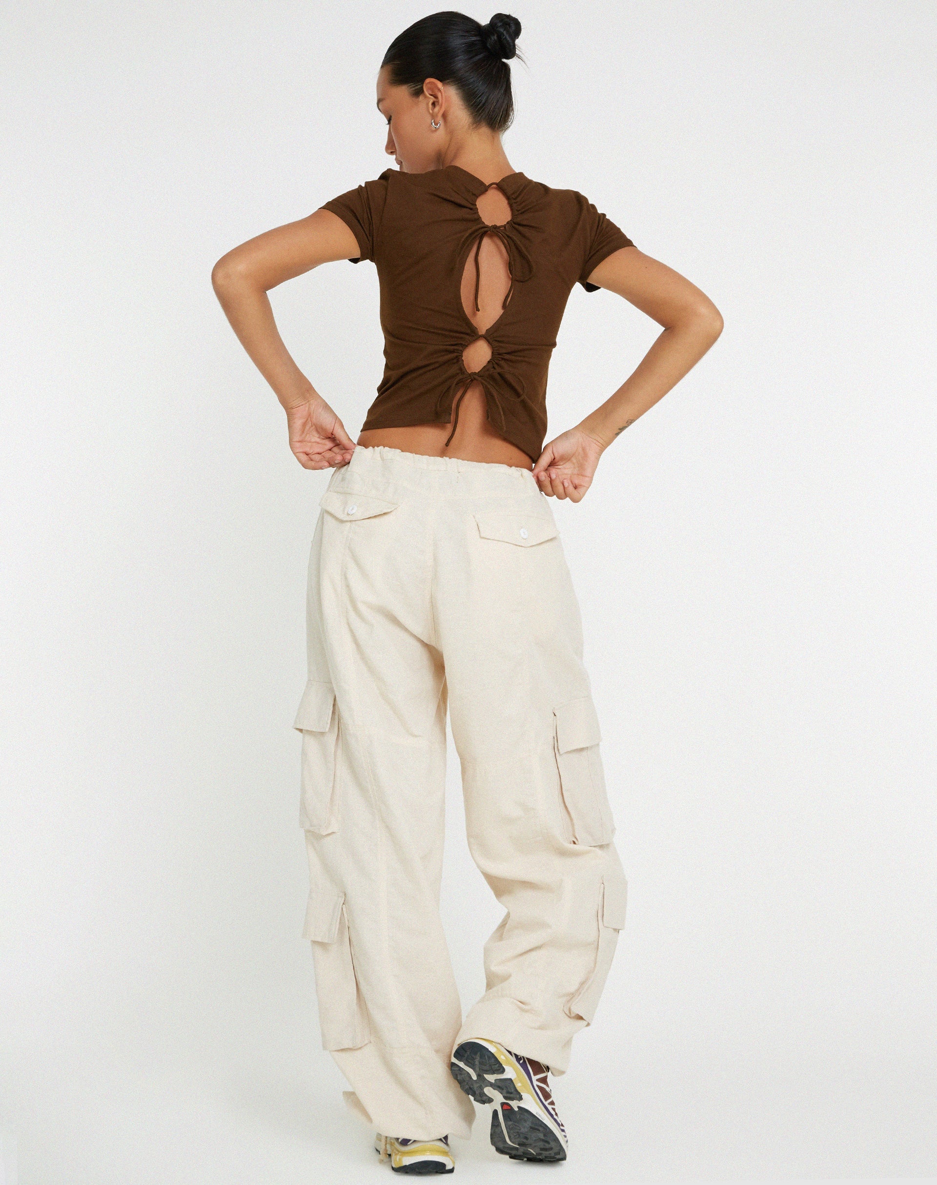 immagine di Surtie Crop Top in Cacao