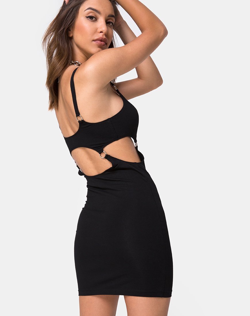 Abito Jezabel Cut Out in nero