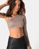 Immagine di Rhi Top in Spandex color cacao