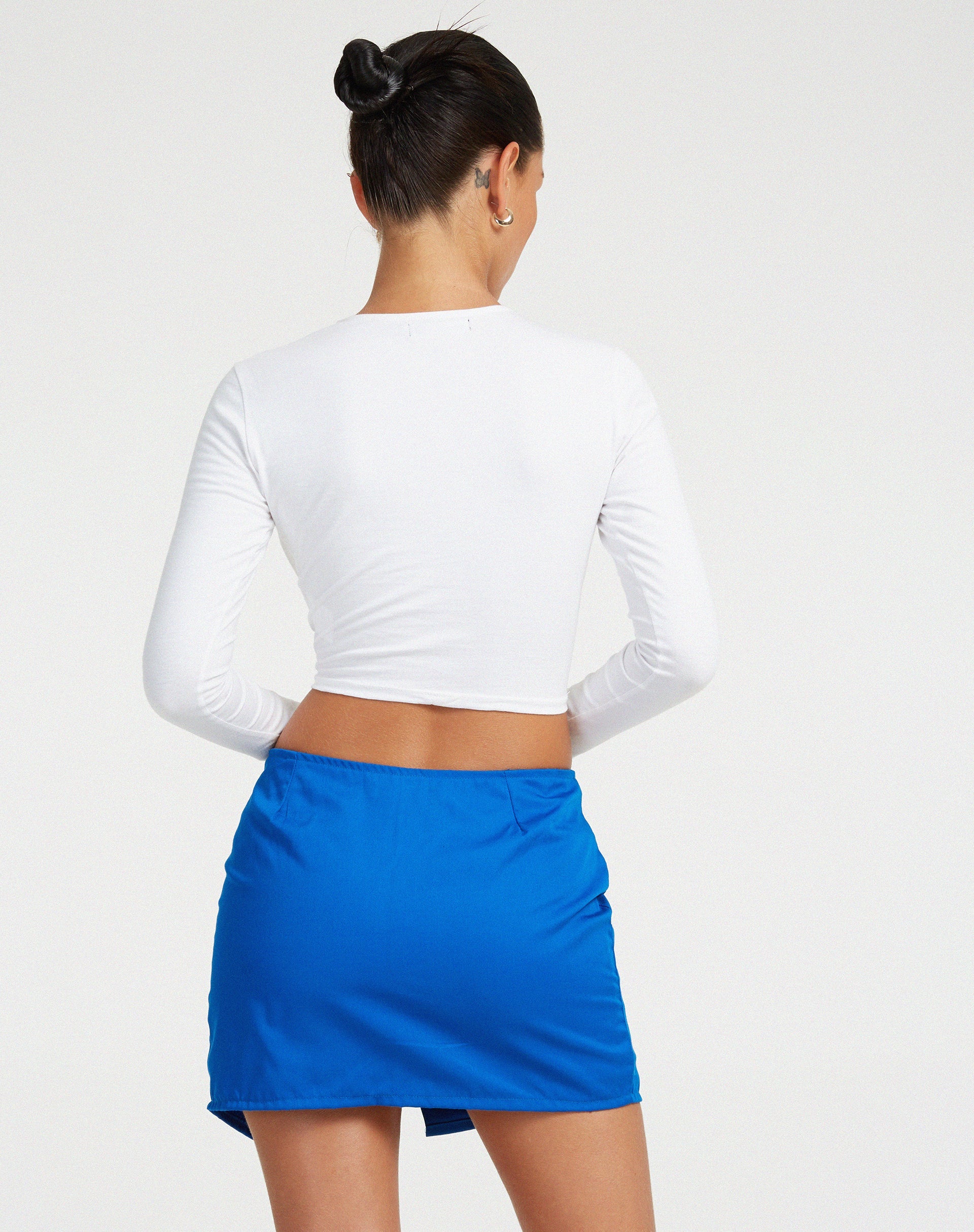 immagine di Rhory Mini Cargo Skirt in blu acqua