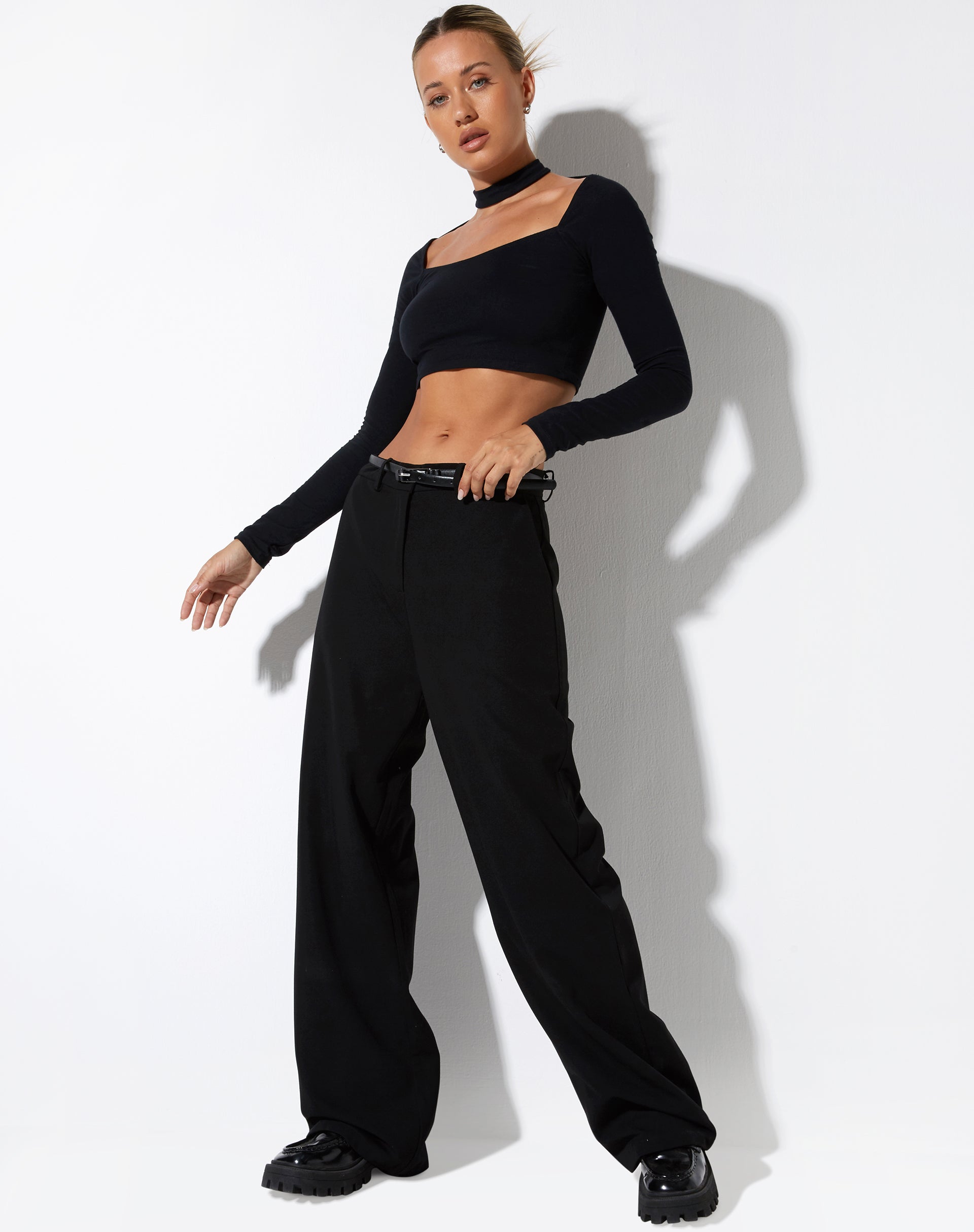 immagine di Ribus Crop Top nero