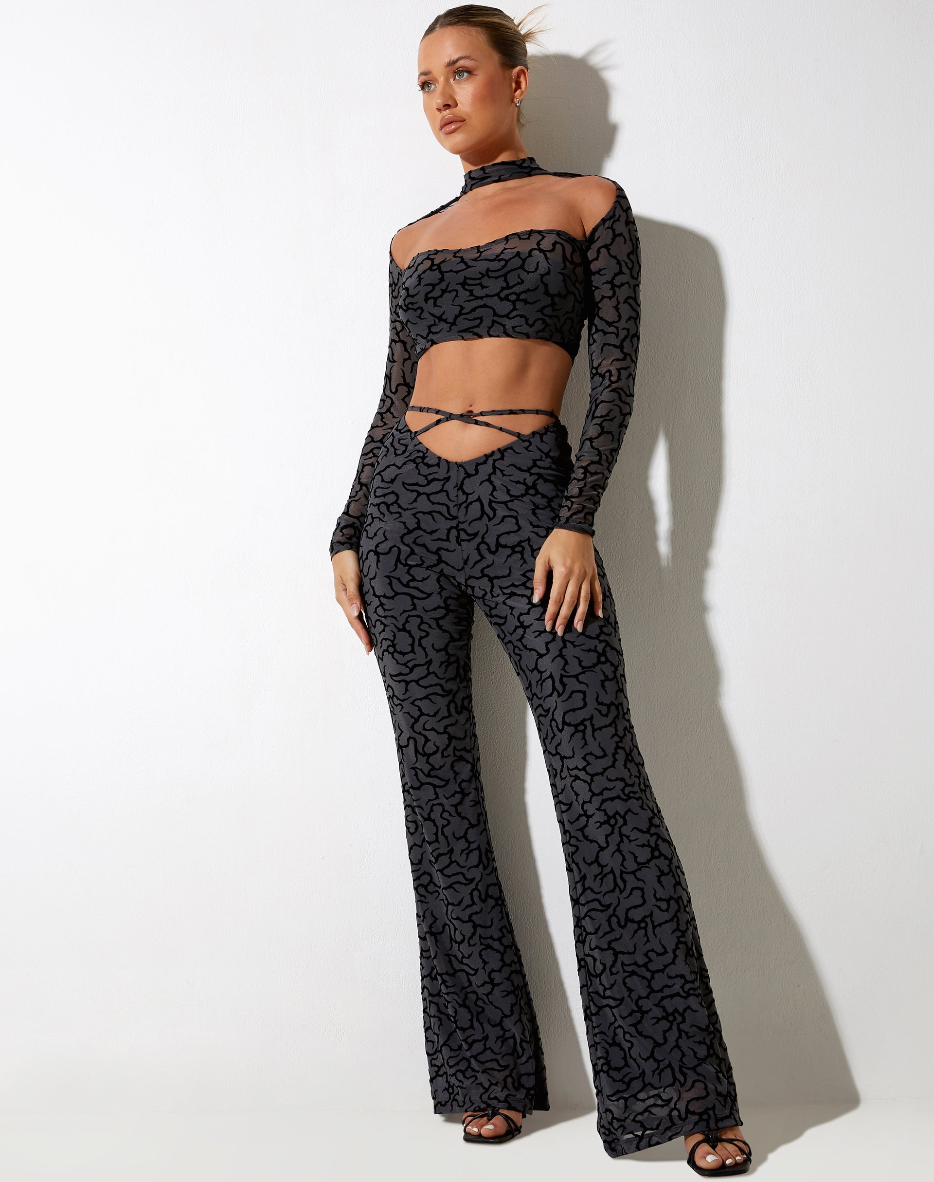 Immagine di Ribus Crop Top in Tribal Flock