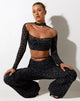 Immagine di Ribus Crop Top in Tribal Flock