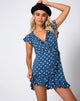 Immagine di Rica Skater Dress in Medium Polka Navy