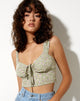 Immagine di Ridis Vest Crop Top in Parma Violet