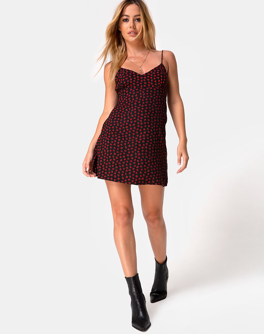 Immagine di Rilia Dress in Dotty Rose Red