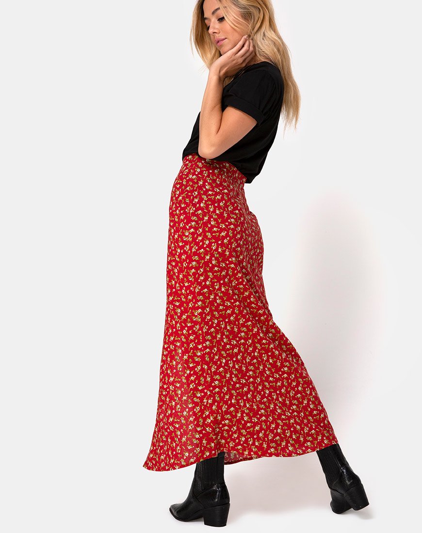 Gonna Rima in rosso floreale Falling For You