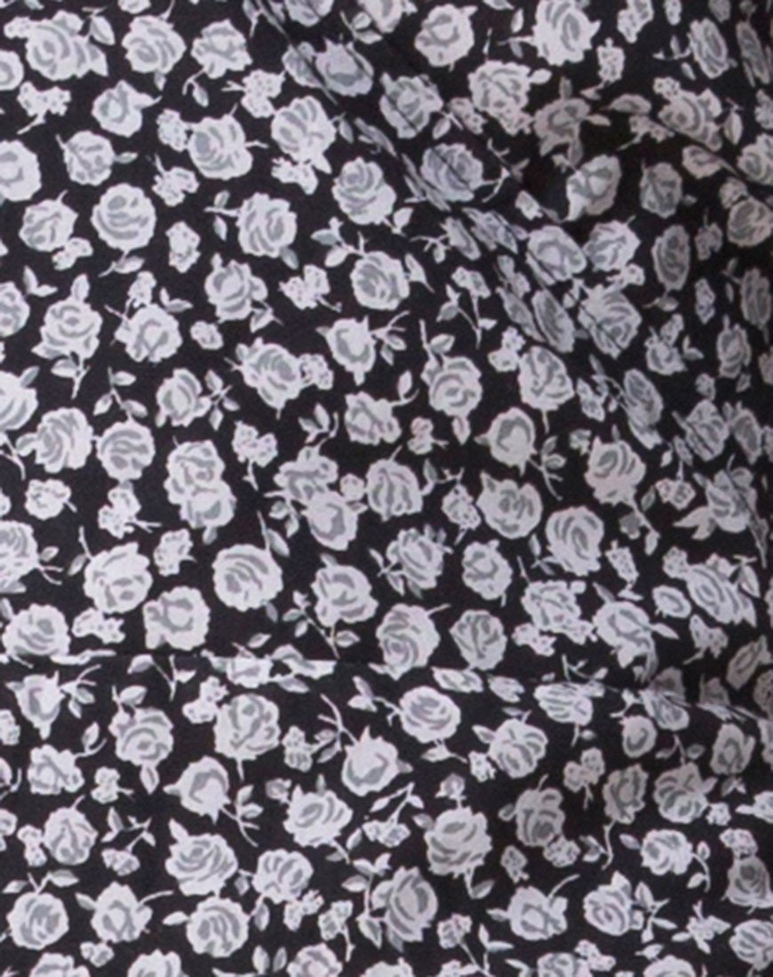 Immagine di Riva Dress in Ditsy Rose Nero