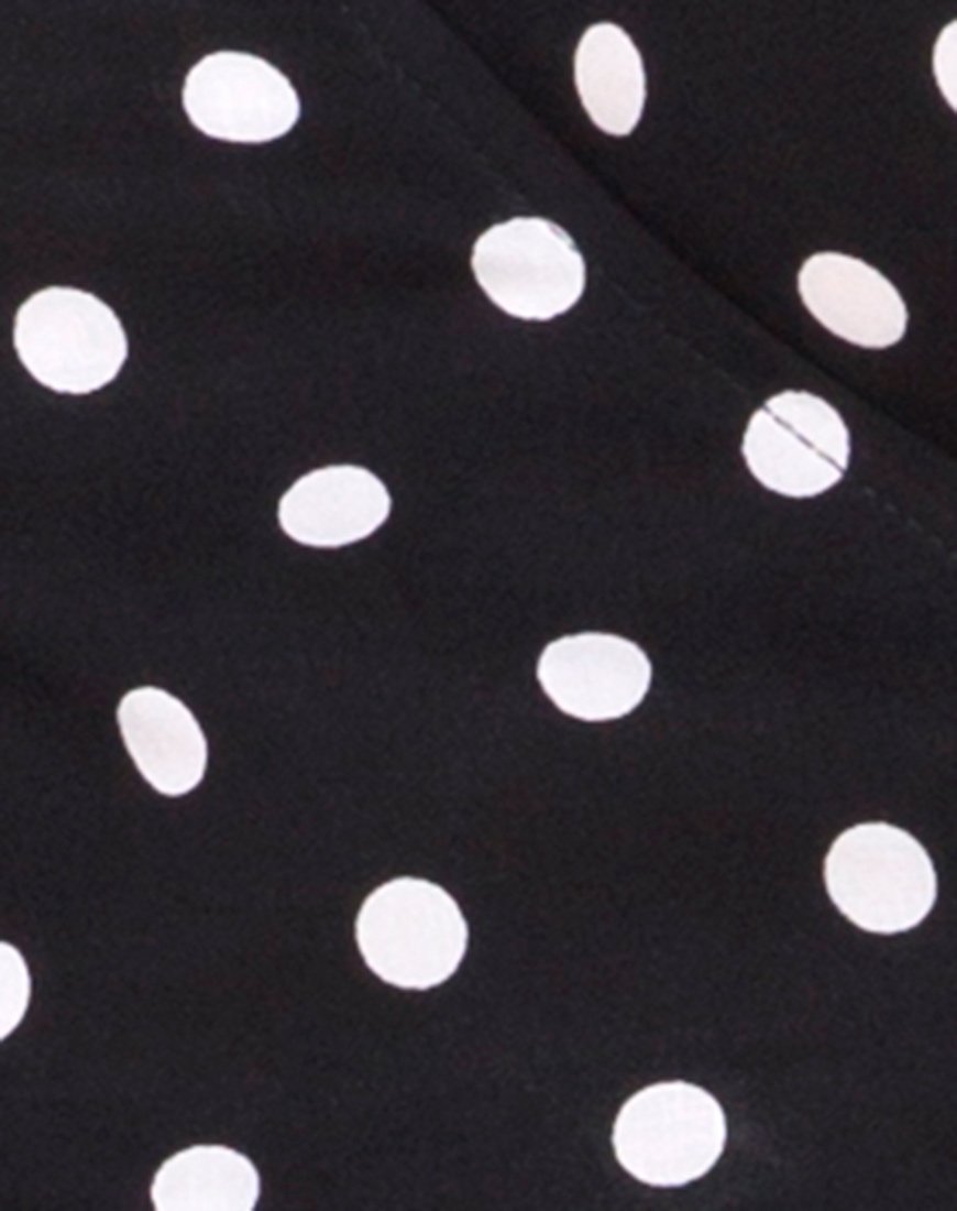 Immagine di Riva Dress in Medium Polka B/N