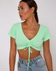 Immagine di Rivera Crop Top a costine Neo Mint