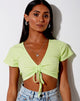 Immagine di Rivera Crop Top in Rib Lime