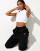 Immagine di Roider Jogger in Nero Fungo Rosso Embro