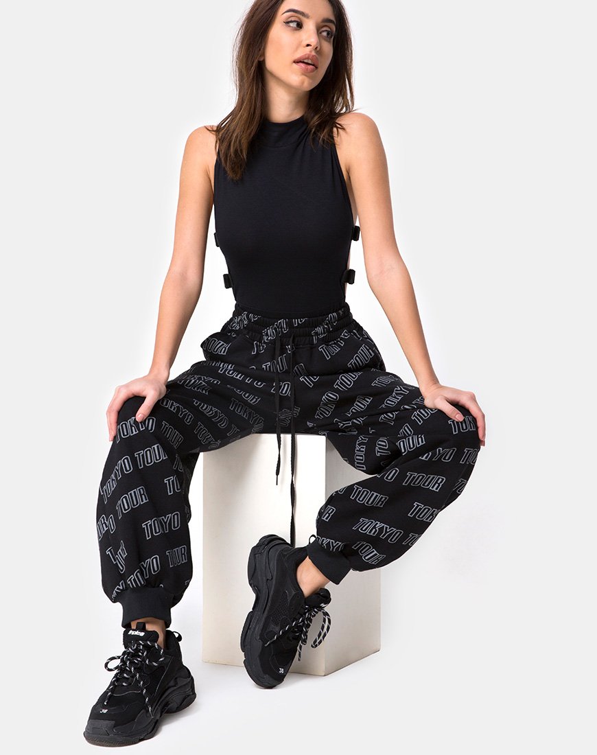 Immagine di Roider Jogger in nero Tokyo Tour