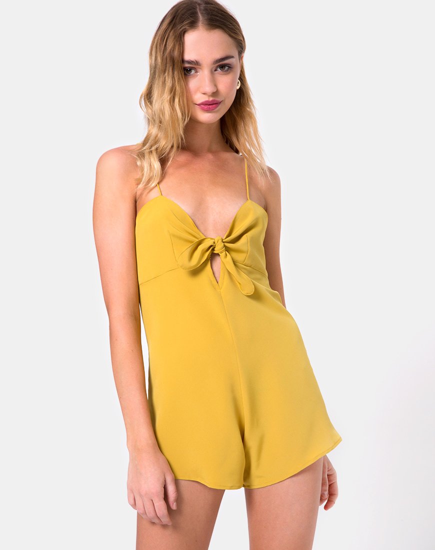 Immagine di Roman Playsuit in senape