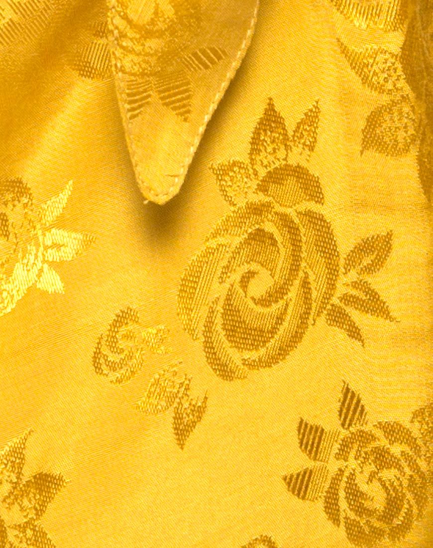 Immagine di Roppan Slip Dress in raso Mustard Rose