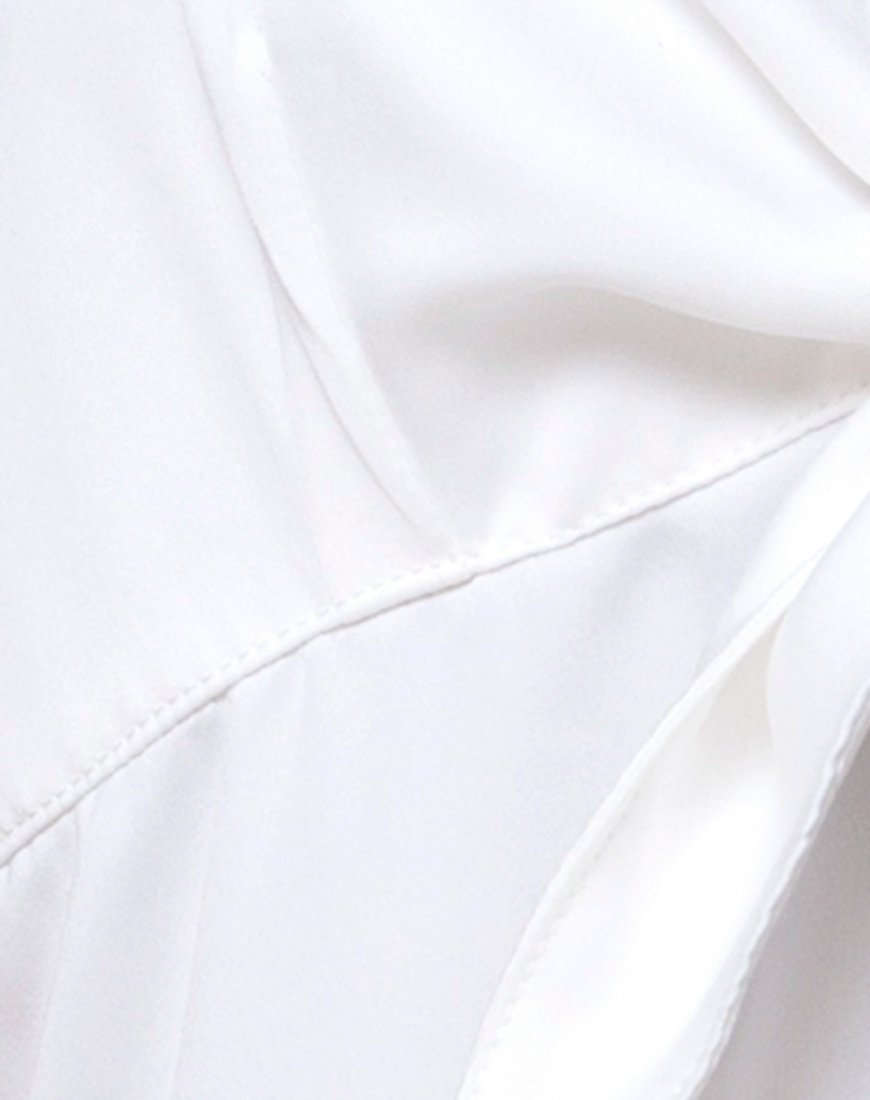 Immagine di Roppan Slip Dress in raso avorio
