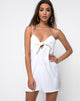 Immagine di Roppan Slip Dress in raso avorio
