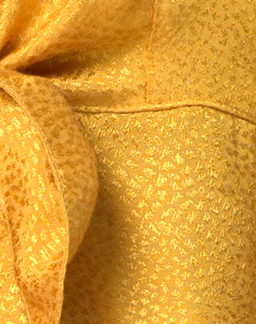 Immagine di Roppan Slip Dress in raso senape