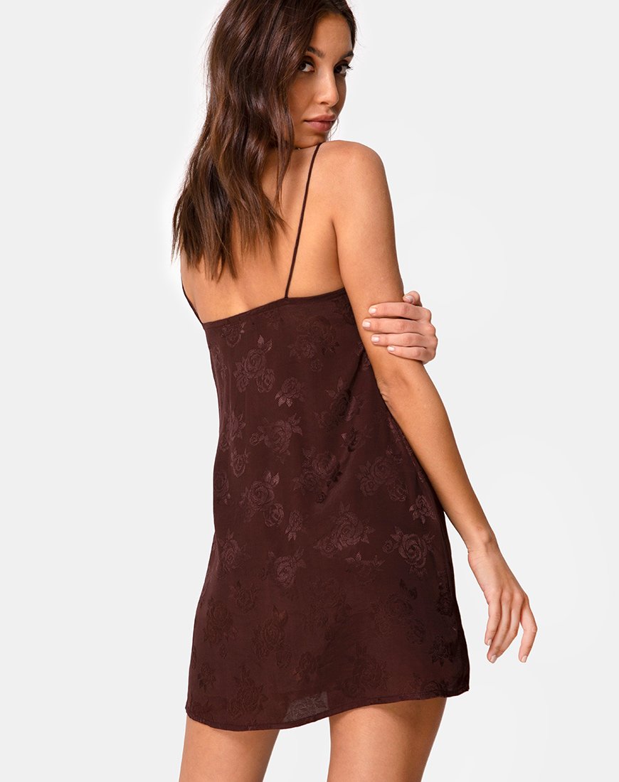 Immagine di Ronina Mini Abito in Raso Rosa Cacao