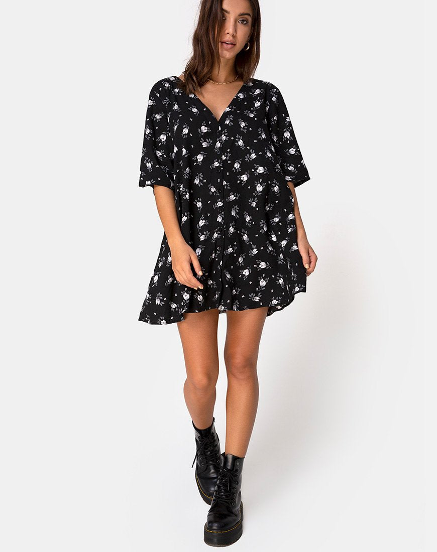 Immagine di Rosella Swing Dress in Tulipano Scuro