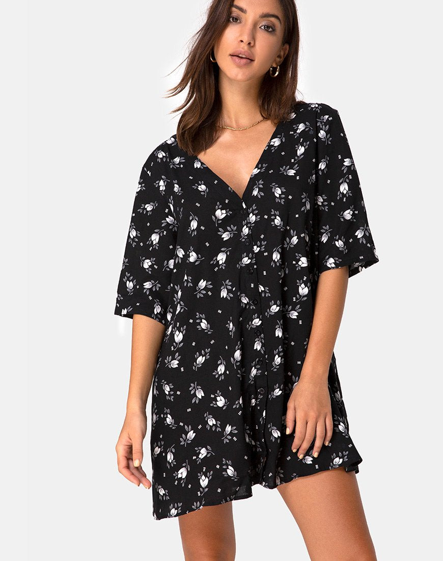 Immagine di Rosella Swing Dress in Tulipano Scuro