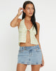 immagine di Roula Halter Top in check salvia