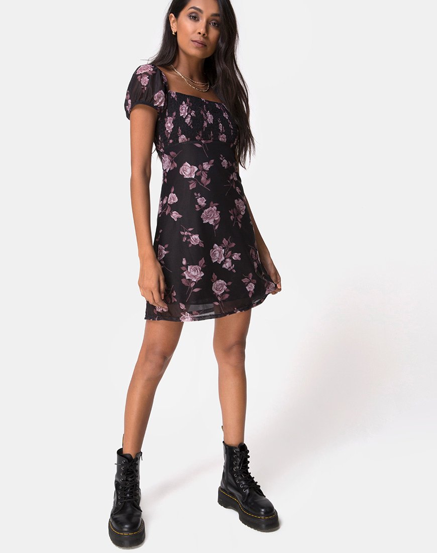 Immagine di Ruchine Tea Dress in Dusky Rose