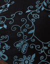  Farfalla Vine Flock Blu