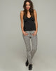 Immagine di Ruska Jeans in mini gessato bianco e nero