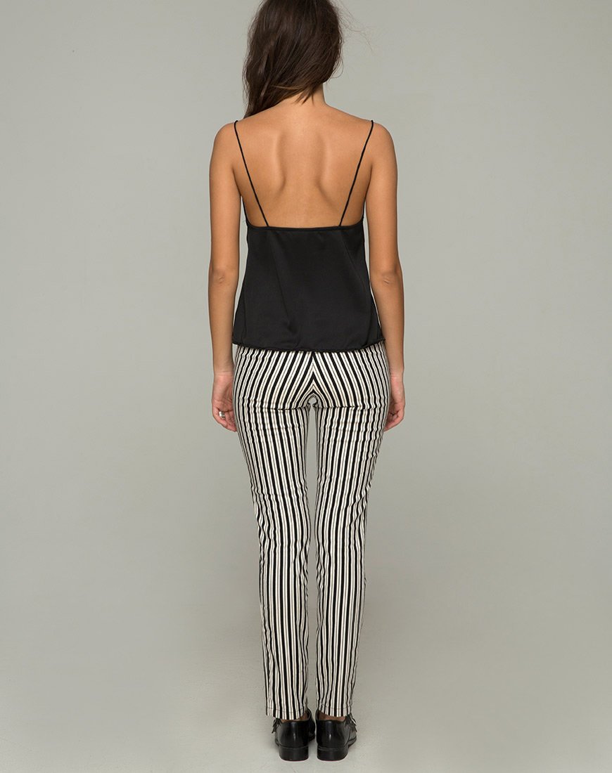 Immagine di Ruska Jeans in mini gessato bianco e nero