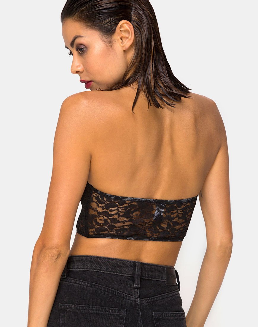 Immagine di Ryilup Top Bralet in pizzo nero