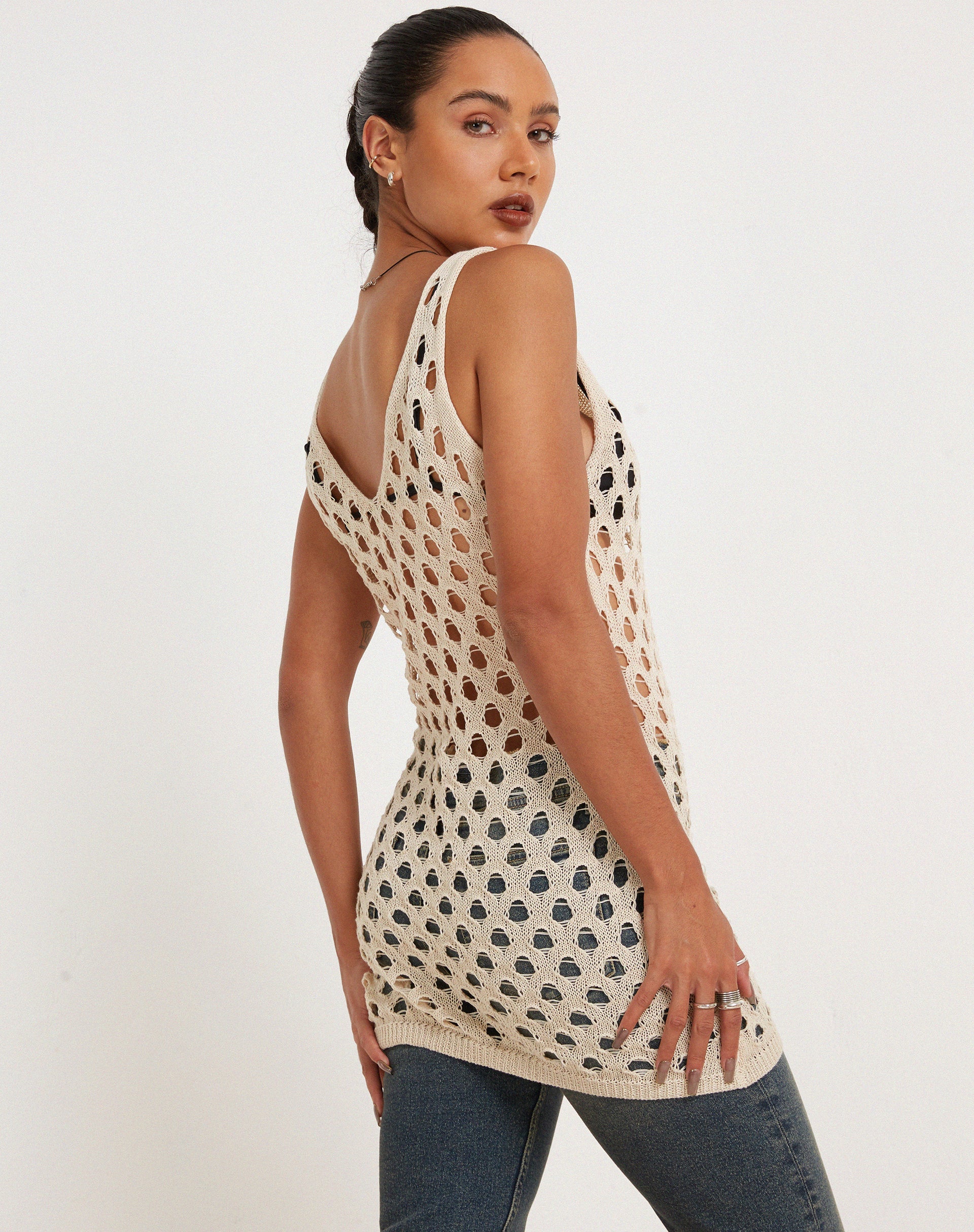 immagine di Ryushi Mini Dress in Beige