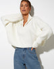 Immagine di Saba Jumper in maglia avorio