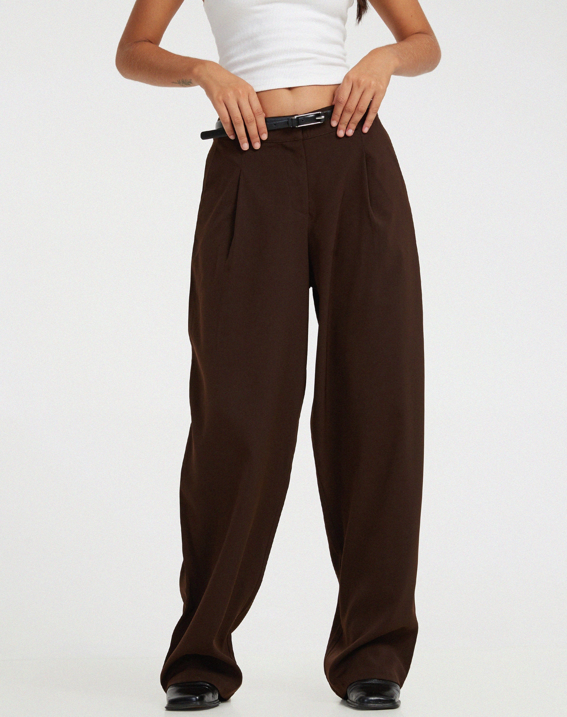 immagine di Pantalone Sabara in Cappuccino Sartoriale