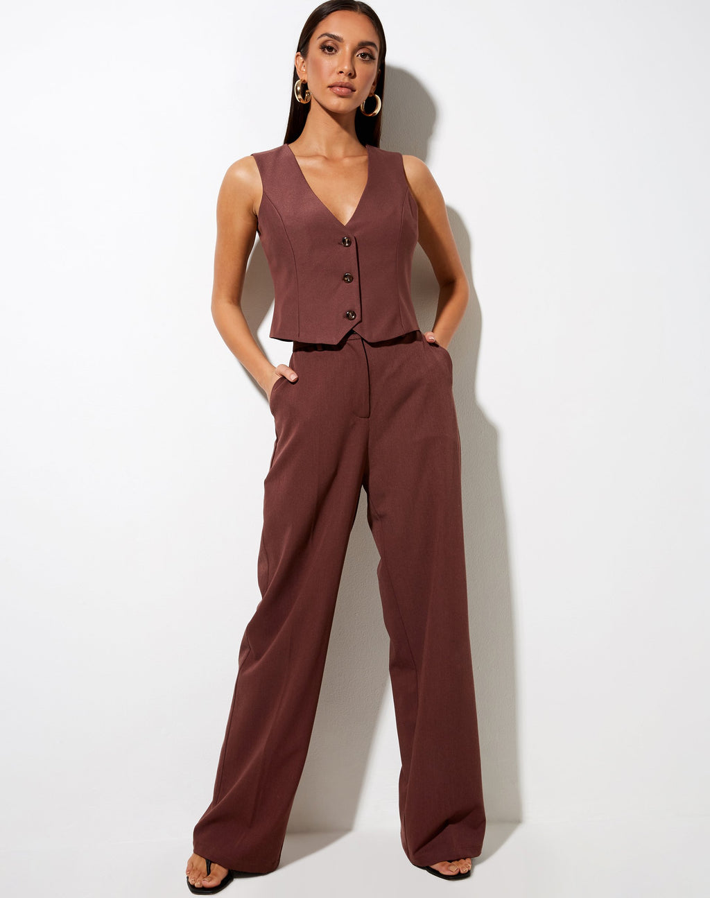 Gilet Safar in Cacao