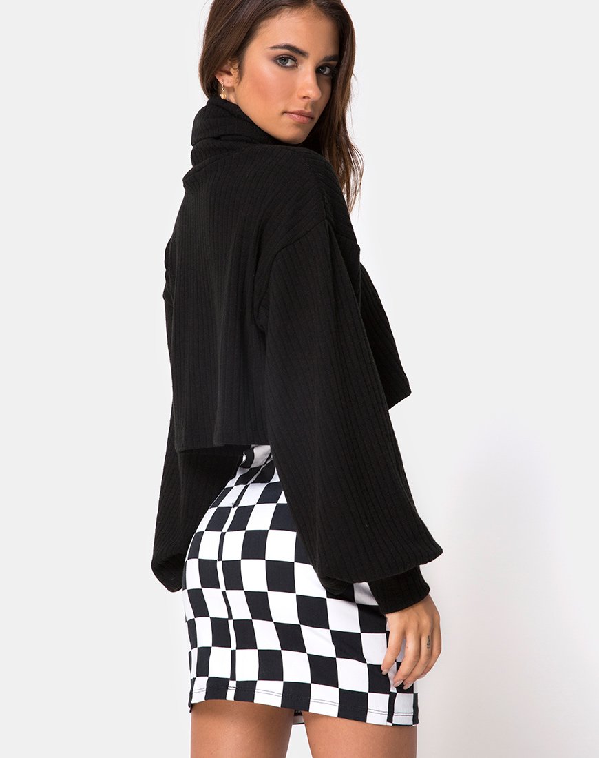 Immagine di Saffy Gonna Bodycon a Quadri Medio