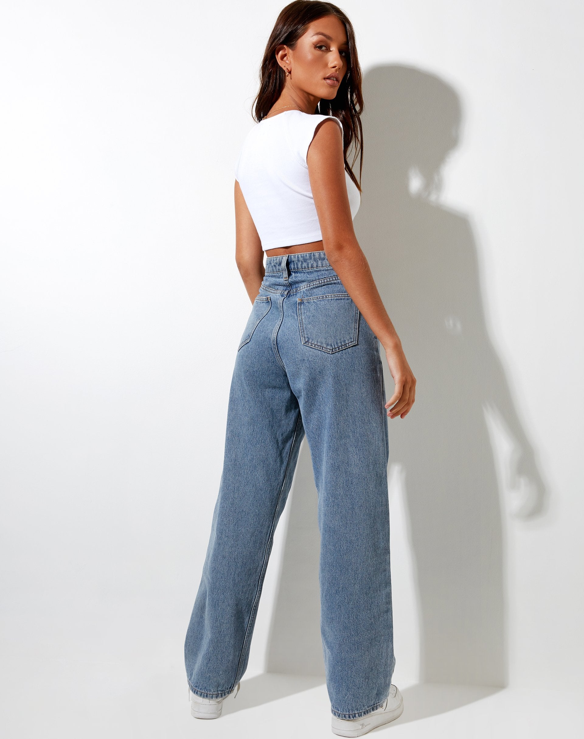 Immagine di Safiya Crop Top in Bianco