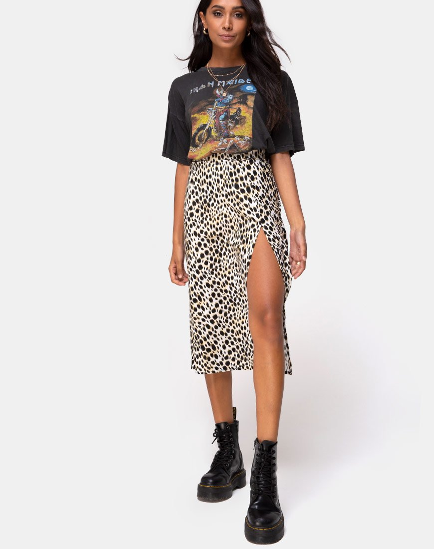 Immagine di Saika Midi Skirt in Cheetah