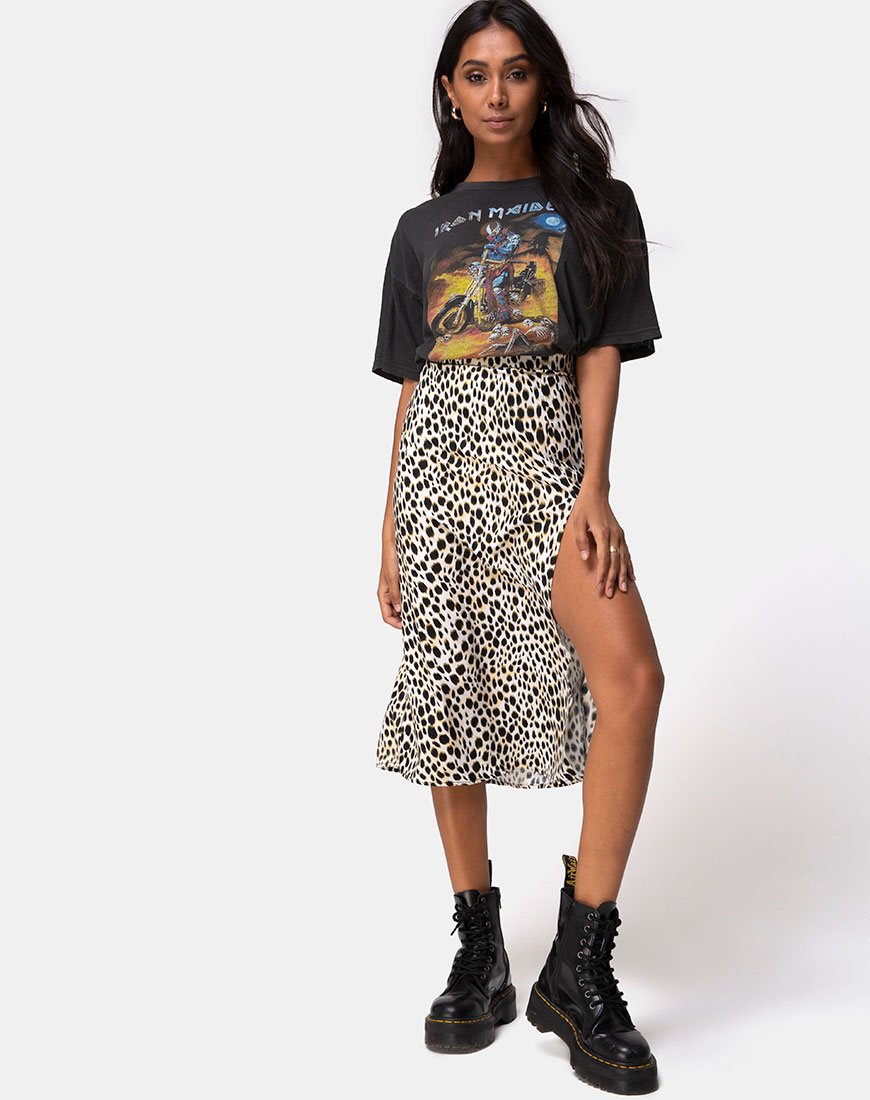 Immagine di Saika Midi Skirt in Cheetah