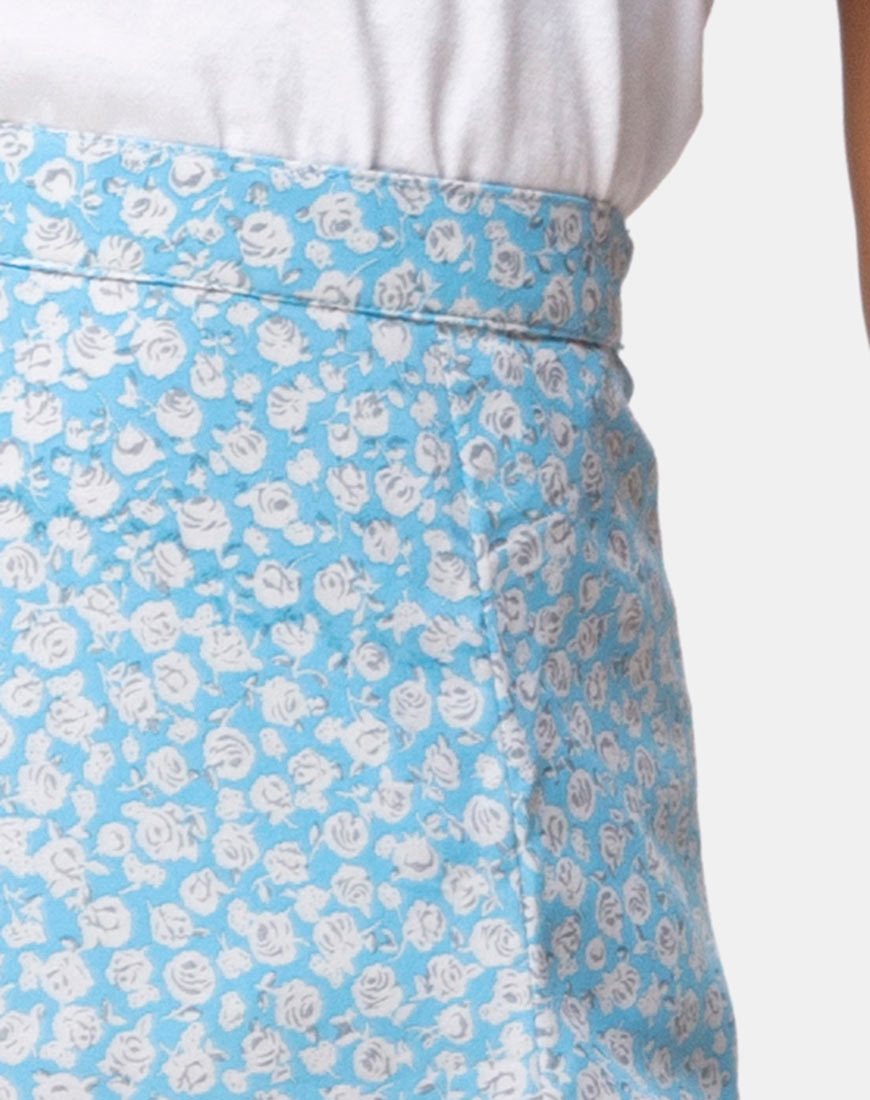 Immagine di Saika Midi Skirt in Ditsy Rose Blu