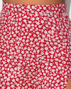 Rosa Ditsy Rosso Argento