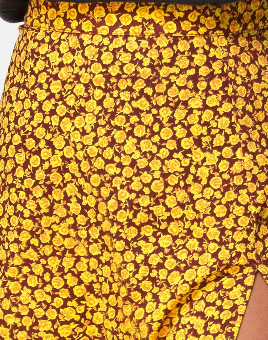 Immagine di Saika Midi Gonna in Ditsy Rose Marigold