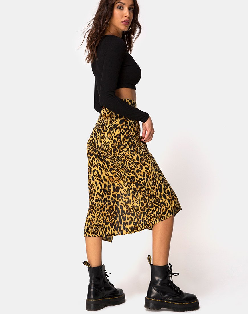 Immagine di Saika Midi Skirt in Leopard