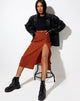 Immagine di Saika Gonna Midi in Mini Croc Brown