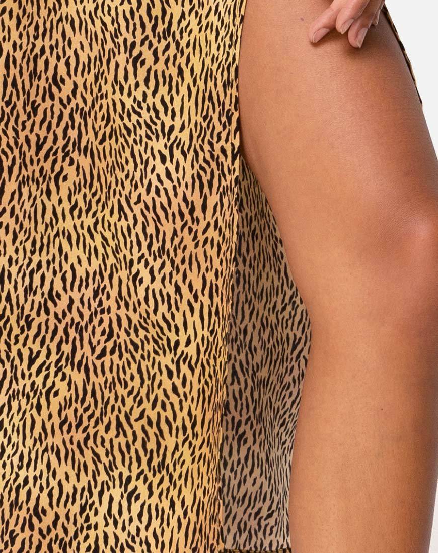 Immagine di Saika Gonna midi in mini tigre marrone