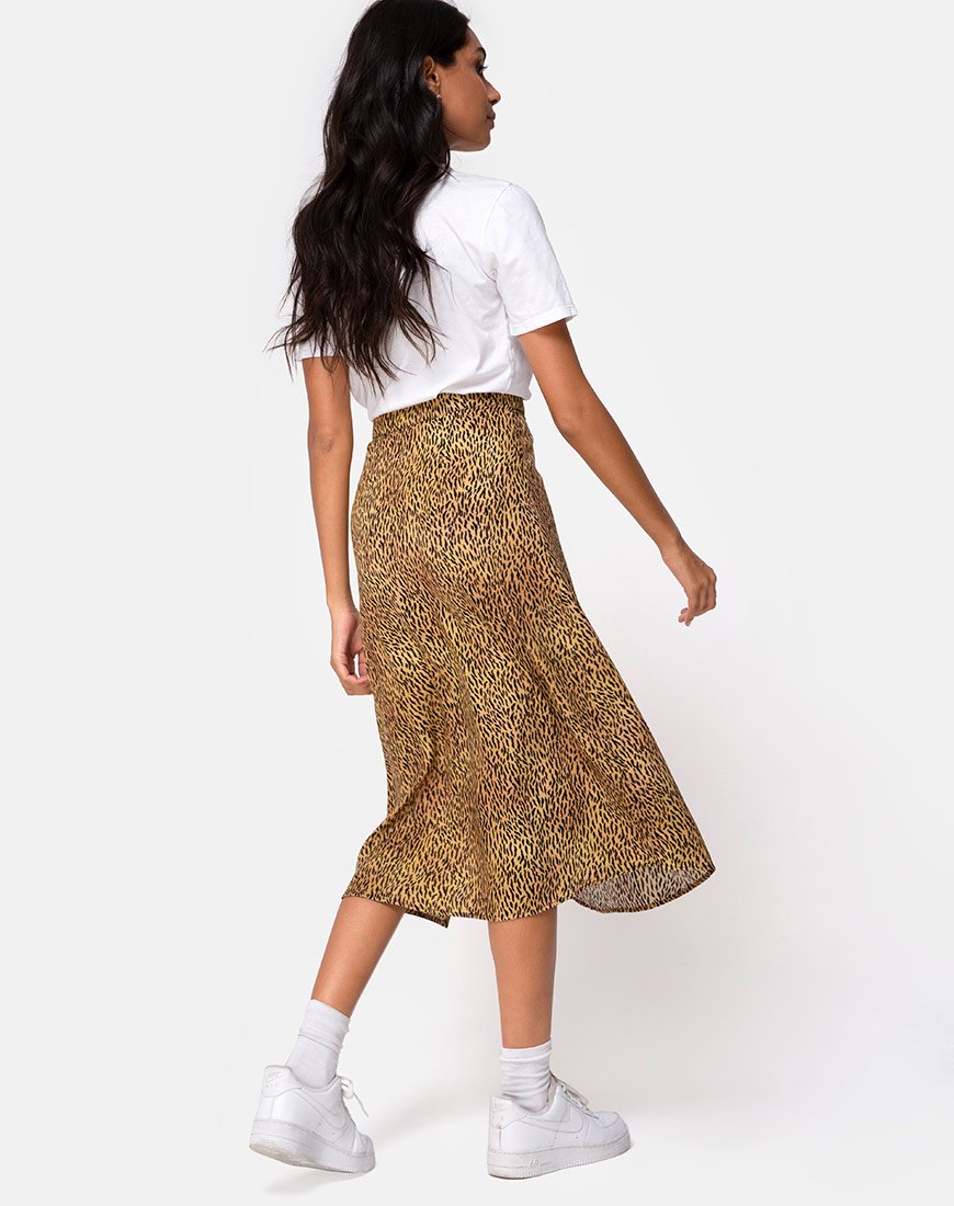 Immagine di Saika Gonna midi in mini tigre marrone
