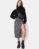 Immagine di Saika Midi Skirt in Rar Leopard Grey