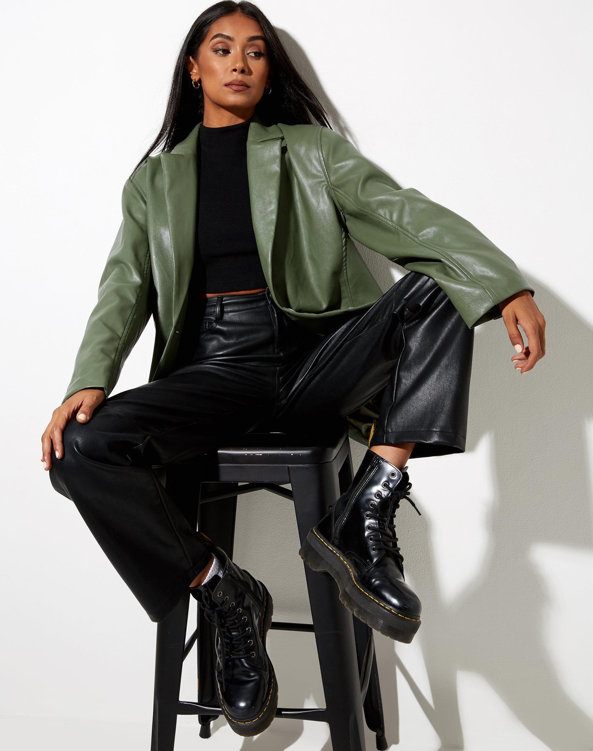 Immagine di Saken Blazer in Pu Green