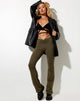 Immagine di Sakeri Pantalone svasato in lycra Olive