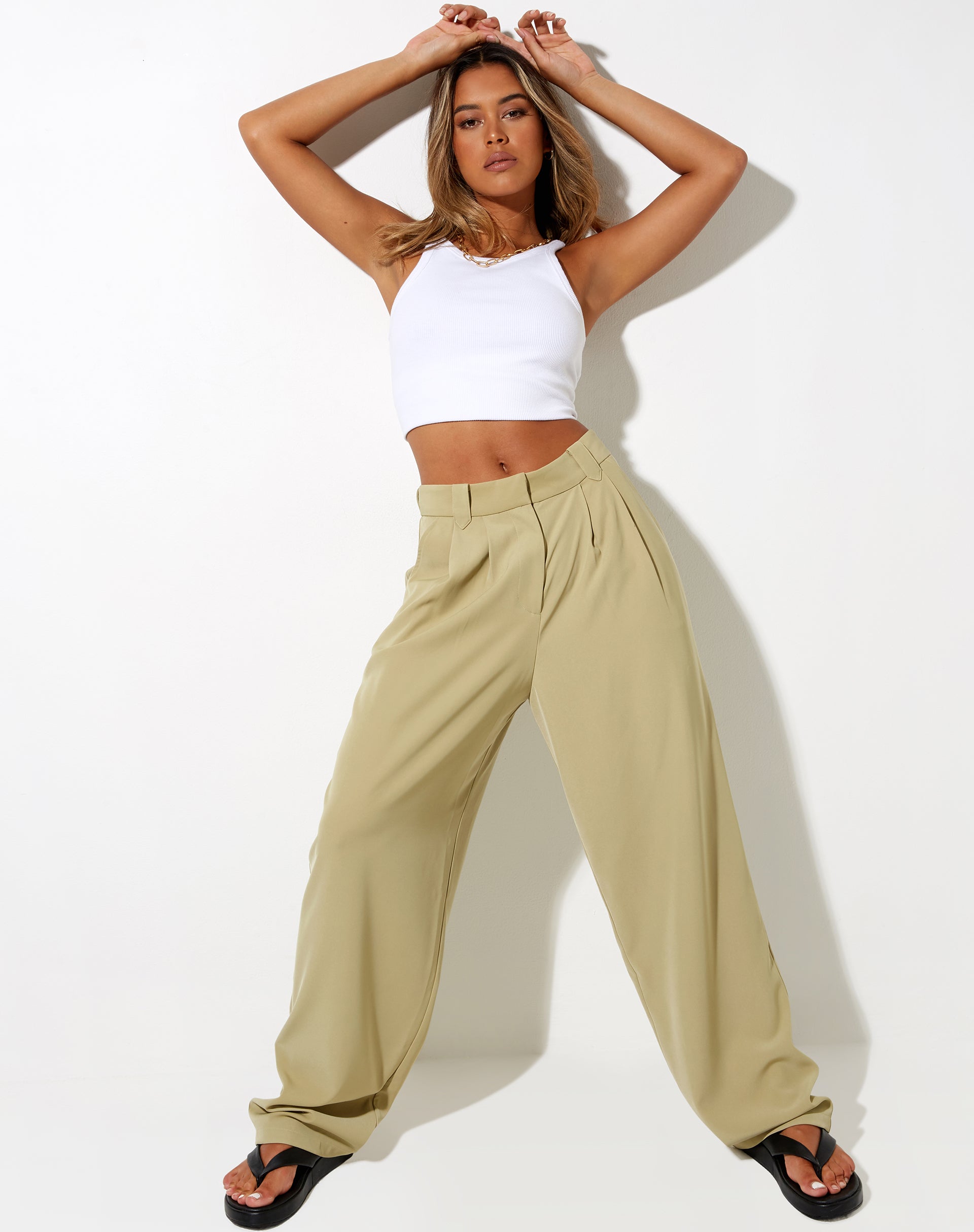 Immagine dei pantaloni Sakila in verde